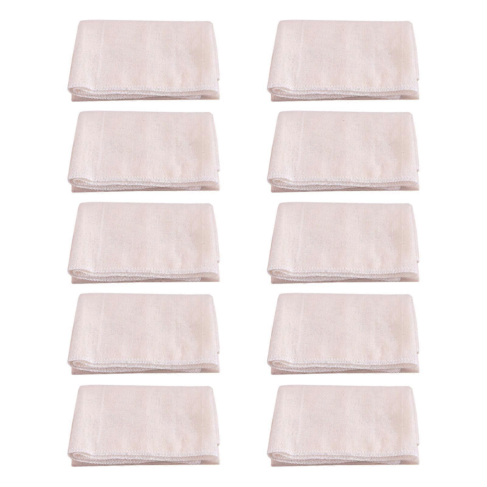 5/10Pcs Steamed Cloth for Straining Ultra-fine Weaved Muslin with Hemmed Edges Unbleached Cheesecloth for Juicing Baking Cheese Making