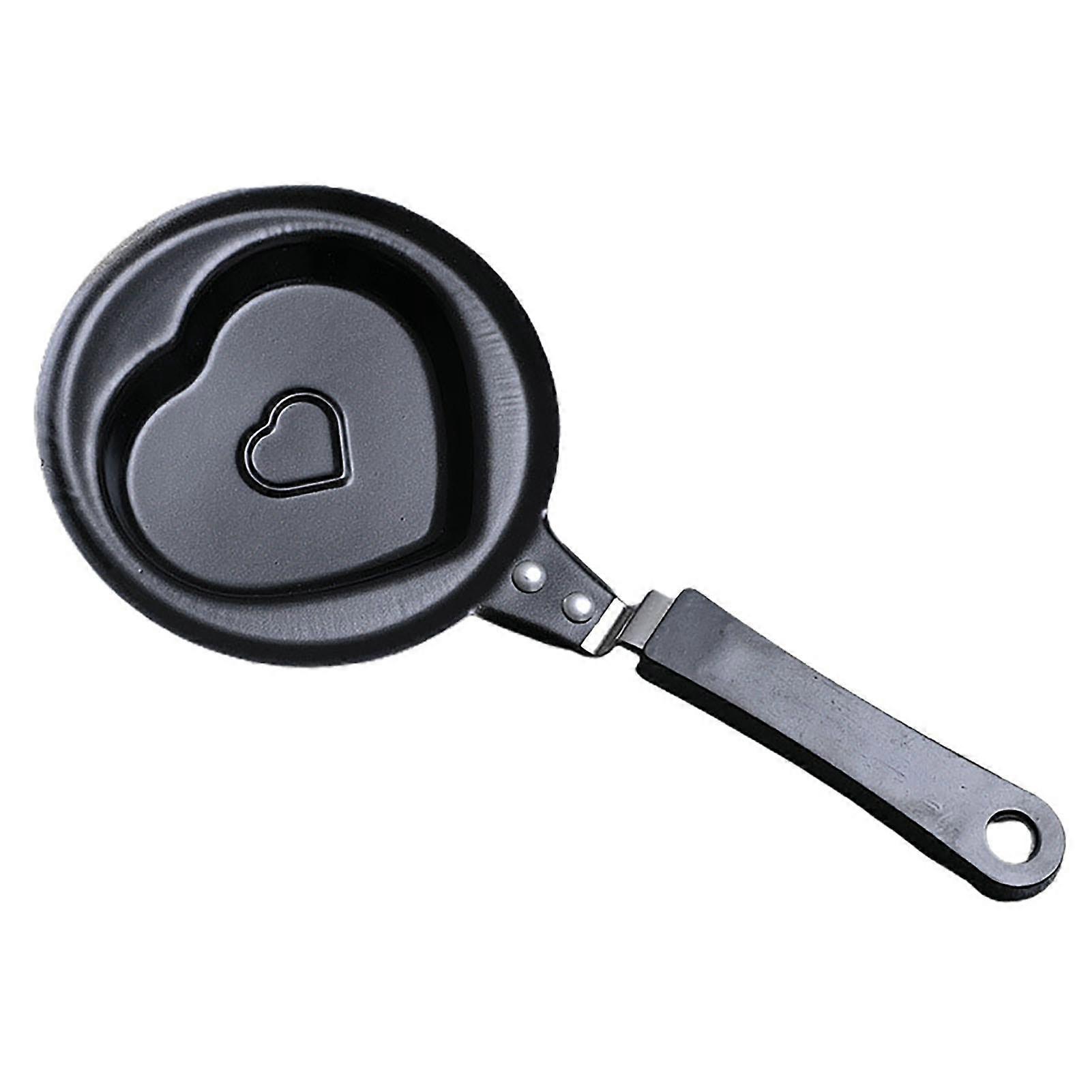 Frying Pan Reusable Non-stick Hanging Hole Design Stainless Steel Handheld DIY Creative Bear Shape Breakfast Omelette Egg Mold Daily Use KAESI