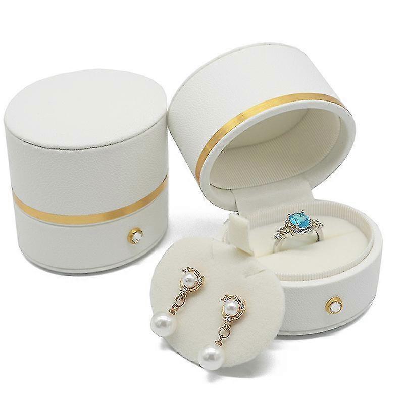 Leather Ring Box Engagement Proposal Wedding