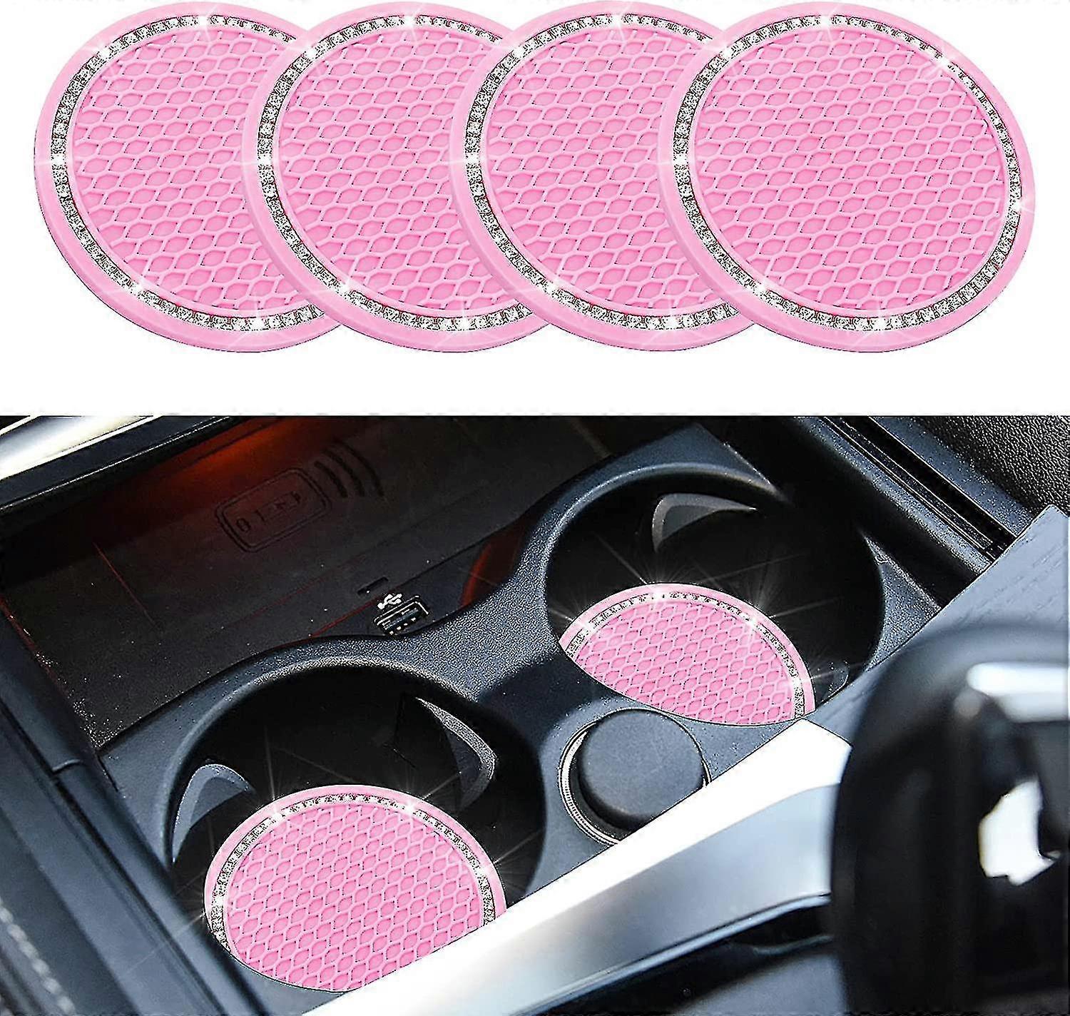 Car Cup Coaster,rhinestone Anti Slip Silicone