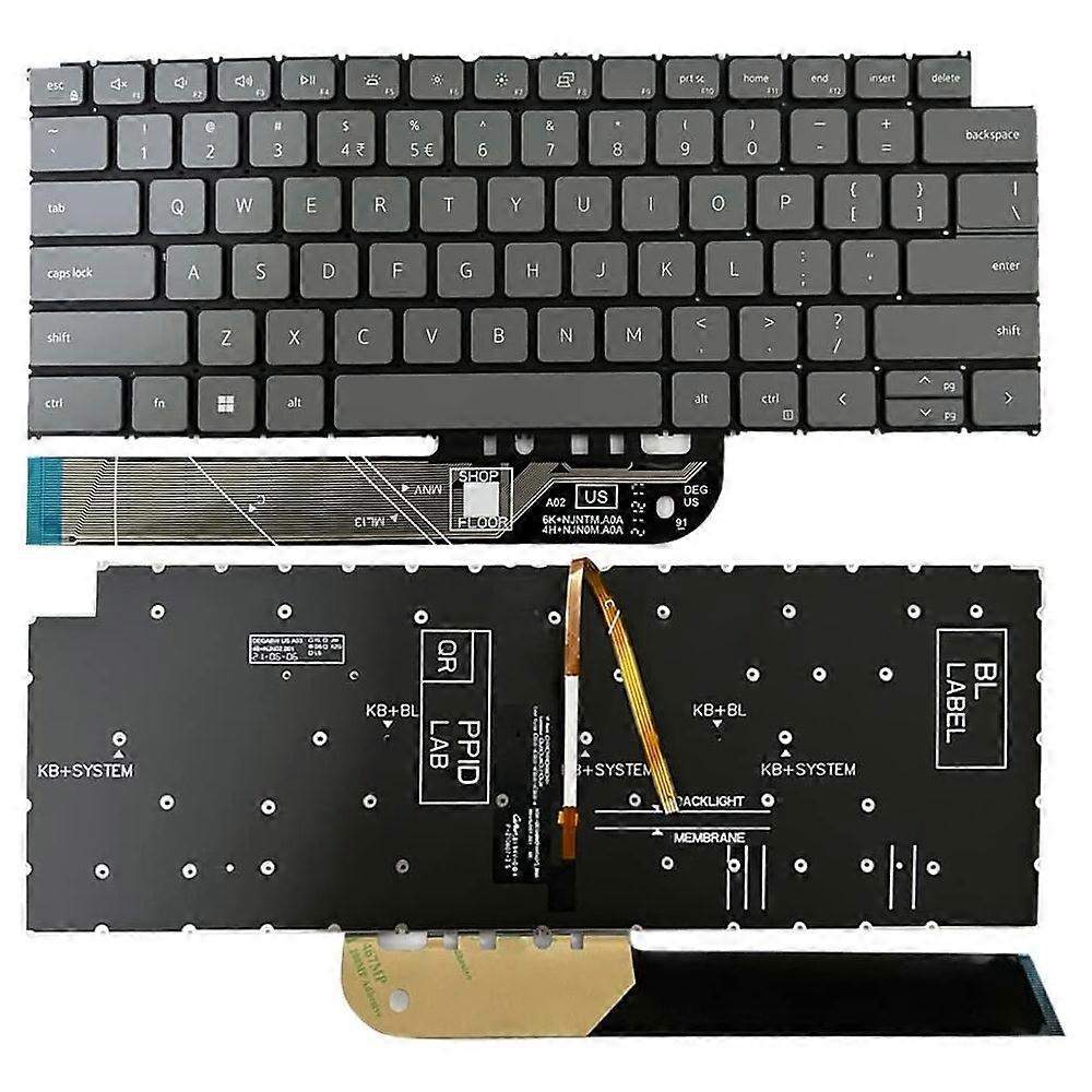 US Version Backlight Keyboard For Dell Vostro 5310 / 5320