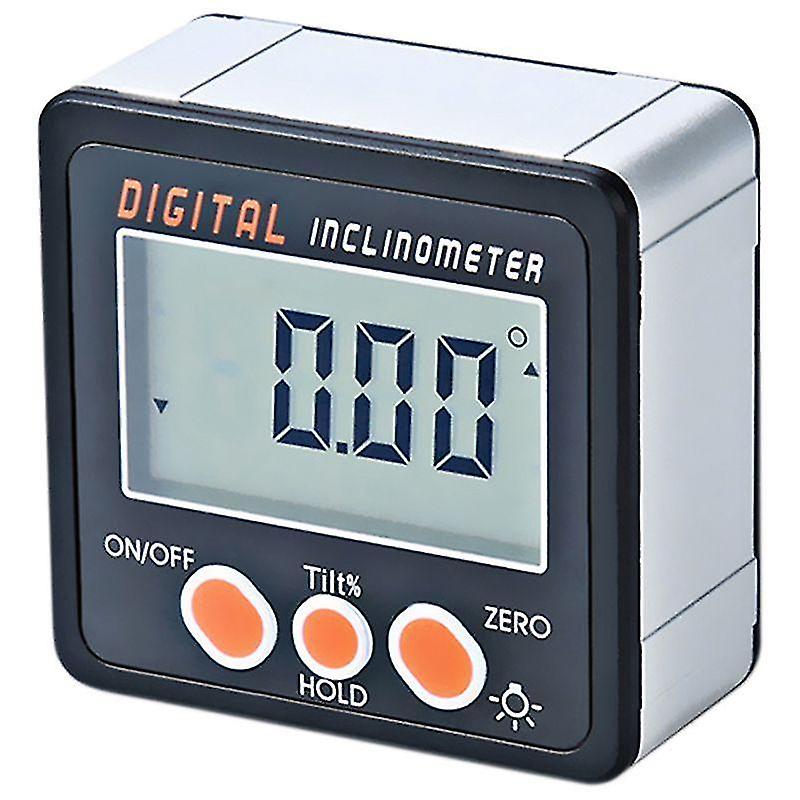 Digital Inclinometer, 0-360 Angle Triangle Ruler Meter Gauge