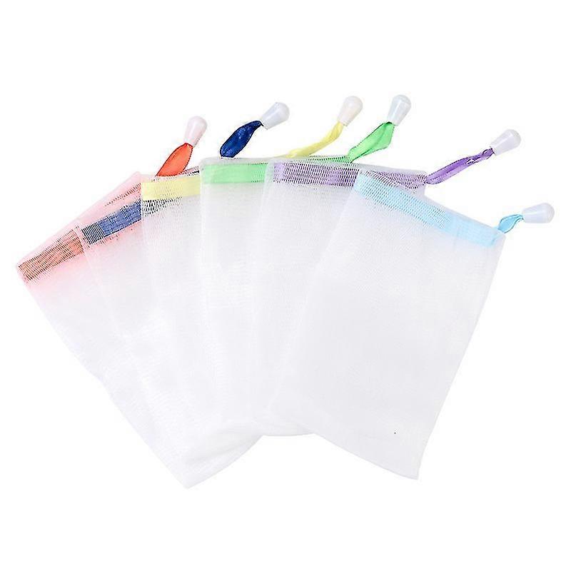 Mesh Soap Bag, Exfoliating Mesh Soap Saver Pouch With Drawstring, Soap Bubble Mesh Bags, Soap Sack Bags For Bath And Shower(20pcs, Random Colours) yu