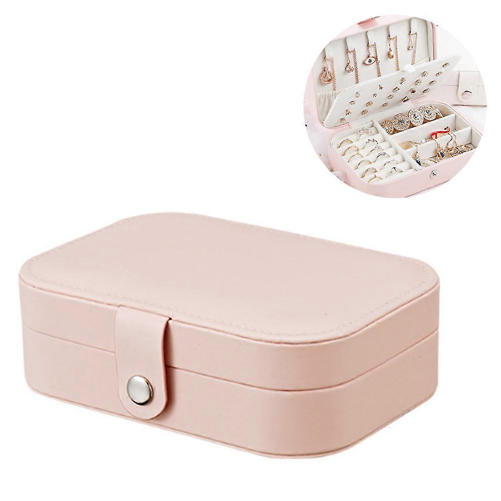Pudełko na biżuterię Kobiety Pu Leather Biżuteria Przechowywanie Biżuteria podróżna Etui na biżuterię Małe pudełko na biżuterię Pudełko na biżuterię Pierścionki, Kolczyki