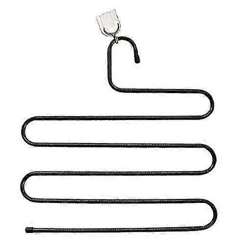 Creative S Shape Pants Hanger Multi-role Wearing Clothes Rack Multilayer Holder
