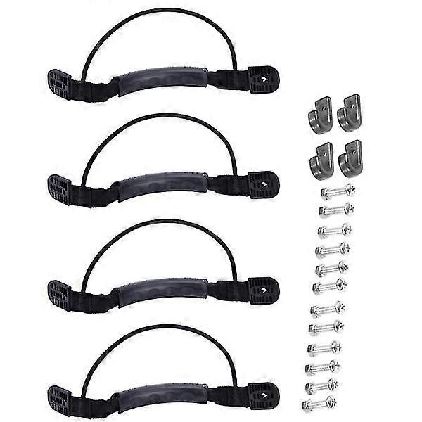 4 ensembles Poignée de kayak Poignée de remplacement de canoë Poignée de kayak antidérapante Poignée de remplacement latérale de bateau