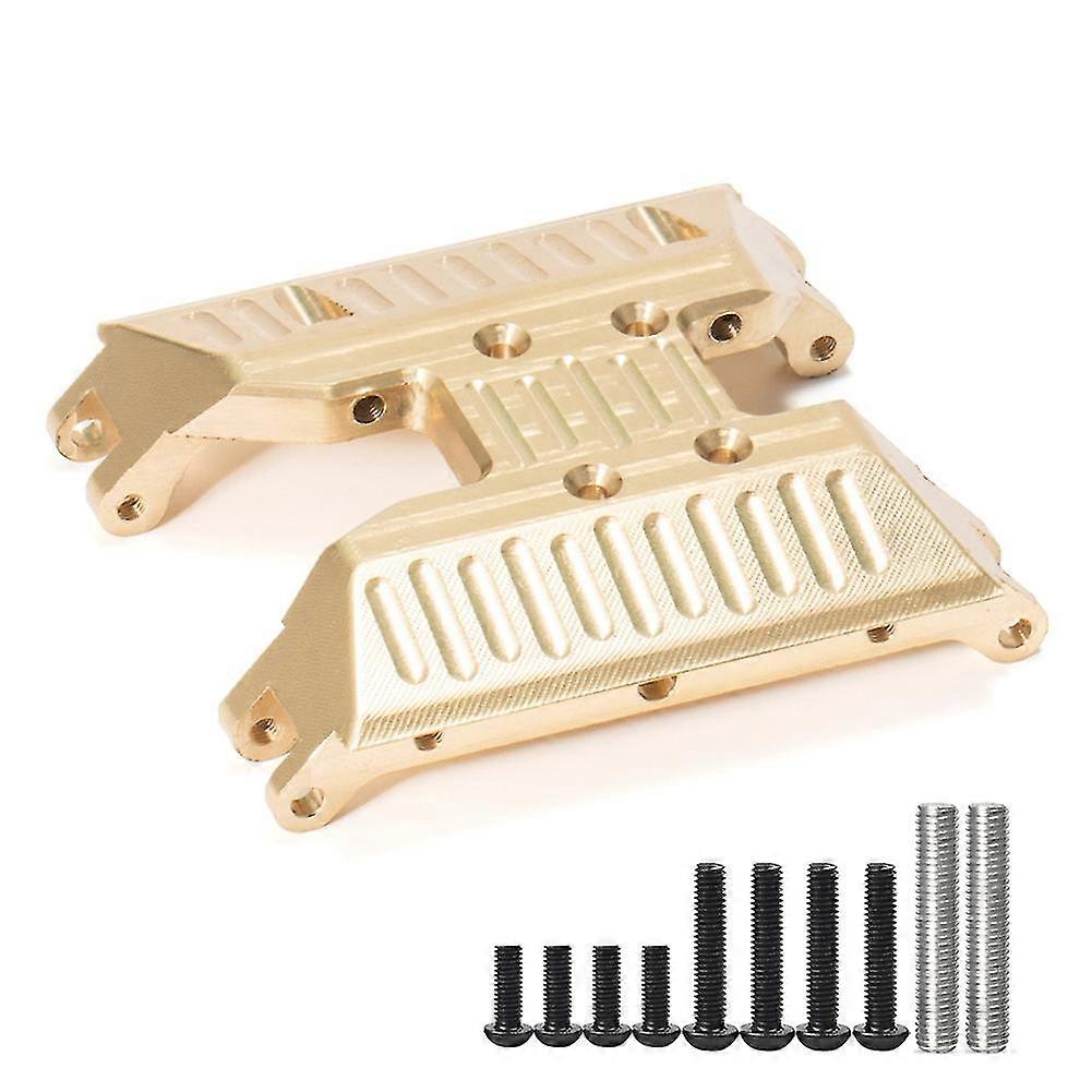 Brass Chassis Skid Plate Center Transmission Gearbox Mount Base for Axial UTB18 Capra 1/18 RC Crawl