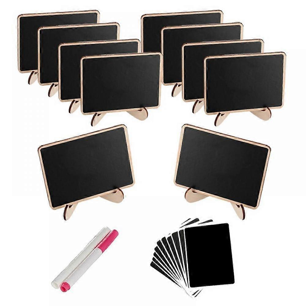 10 small chalkboard memo boards for buffets, weddings, parties