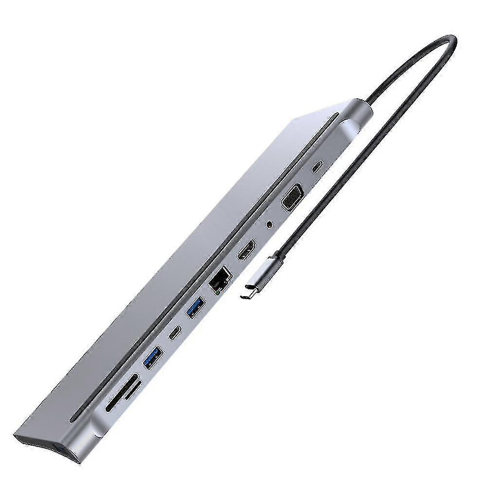 11 In 1 Usb Type C Hub, Adapter Laptop Docking Station Vga Rj45 Pd Compatible With Surface Compatible PXCL