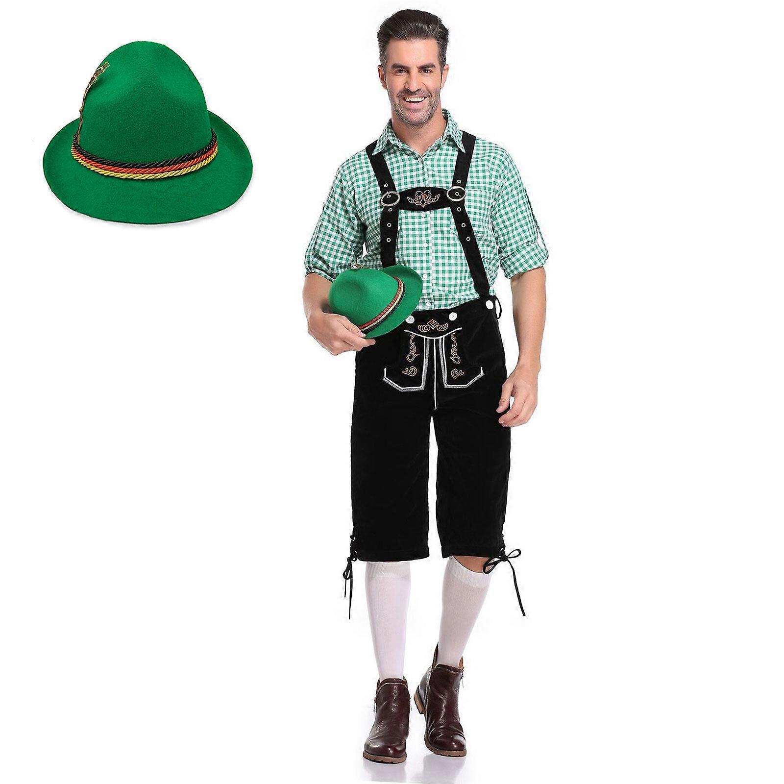 Oktoberfest Men Lederhosen Bavarian Beer Festival Costume Fancy Dress |  Fruugo DE