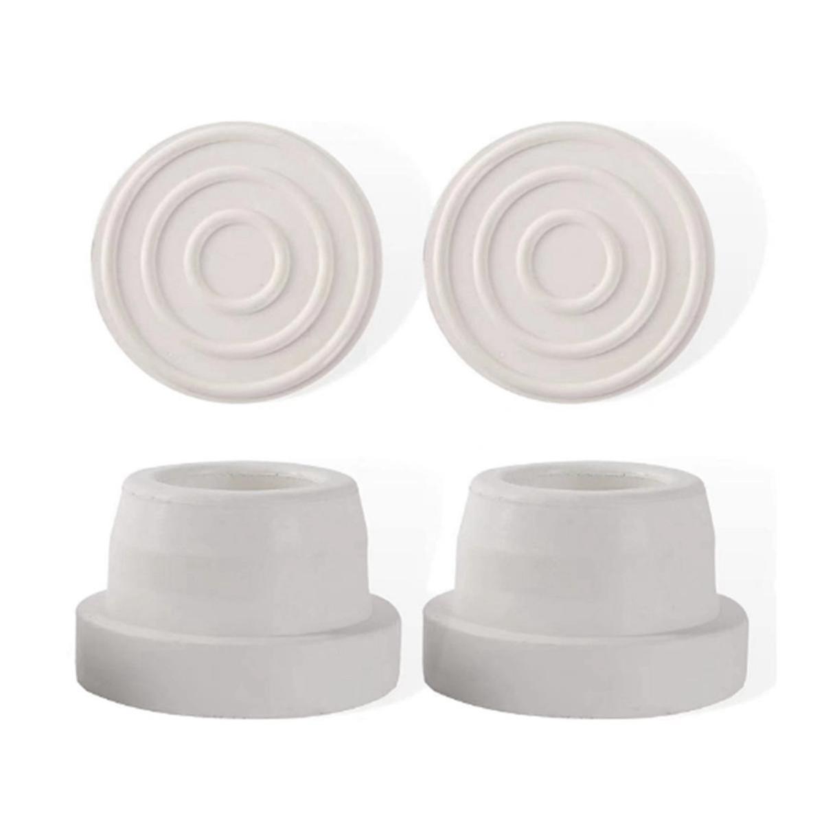 4PCS Pool Ladder Bumpers DDV Replacement Pool Ground Ladder Bumper Guard for Swimming Pool Ladder Rubber Plug Stoppers