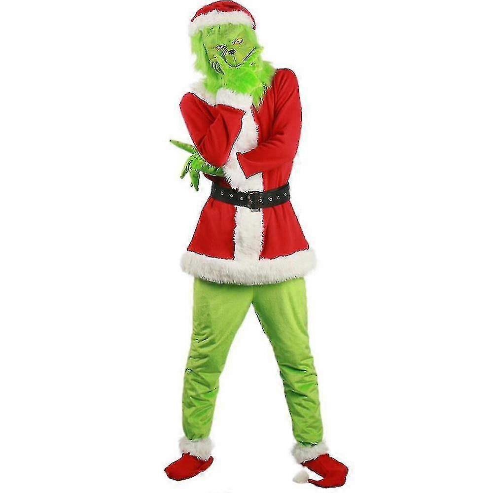 Christmas Adult The Grinch Costume Xmas Fancy Dress Party Outfit Set |  Fruugo NO