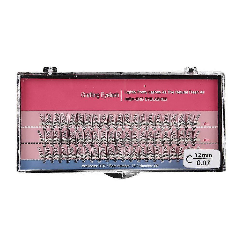 Professional Soft Dense False Eyelashes for Eyelash Extension Grafting - 0.07 C12MM