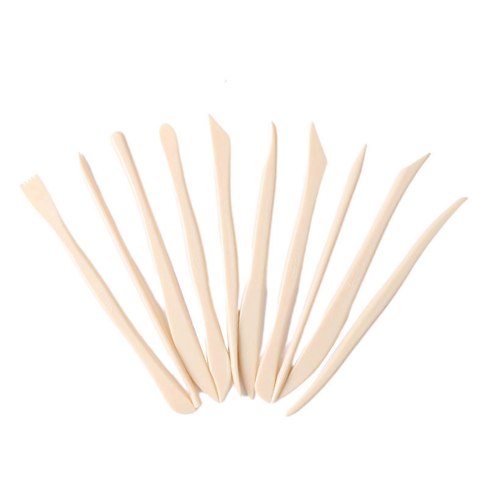 10pcs Essential Ceramic Clay Tool Pottery Tools Polymer Clay Sculpting Tools Set
