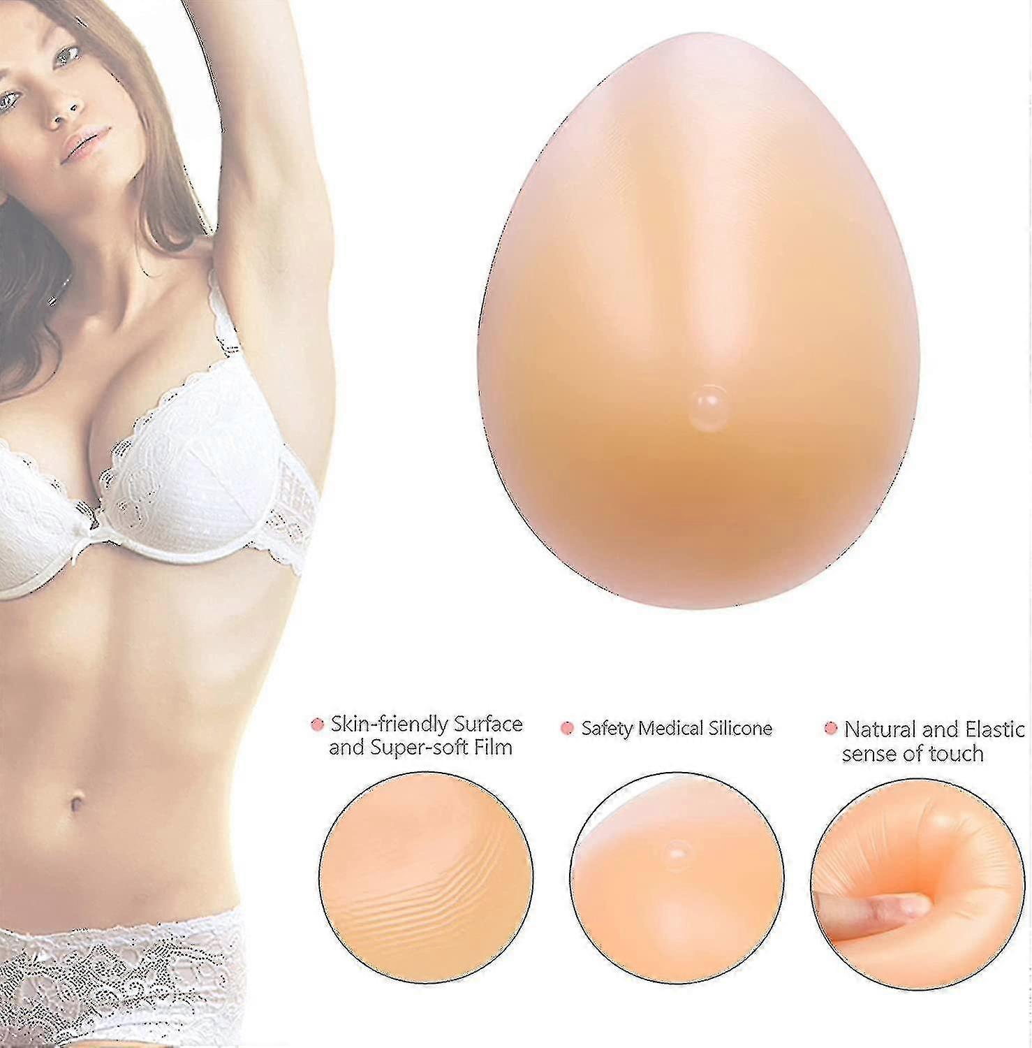 Dokier Forma Seno In Silicone Con Fianchi Finti E Maniche - Taglia D, Morbido E Discreto