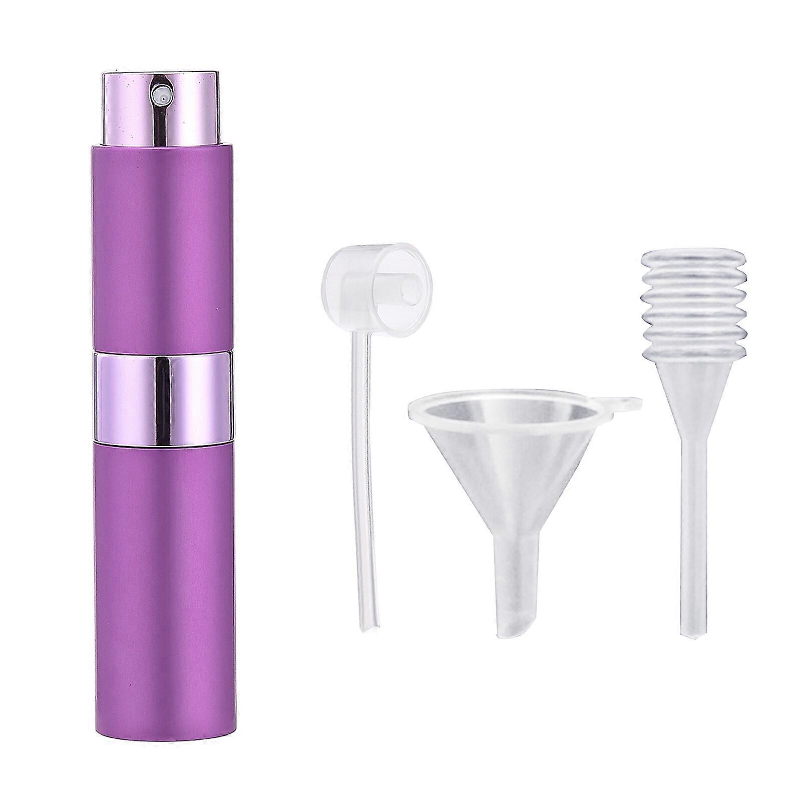 8ml Mini Perfume Bottle Aluminum Atomizer Sprayer,Handy Compact Refillable Durable Bottling