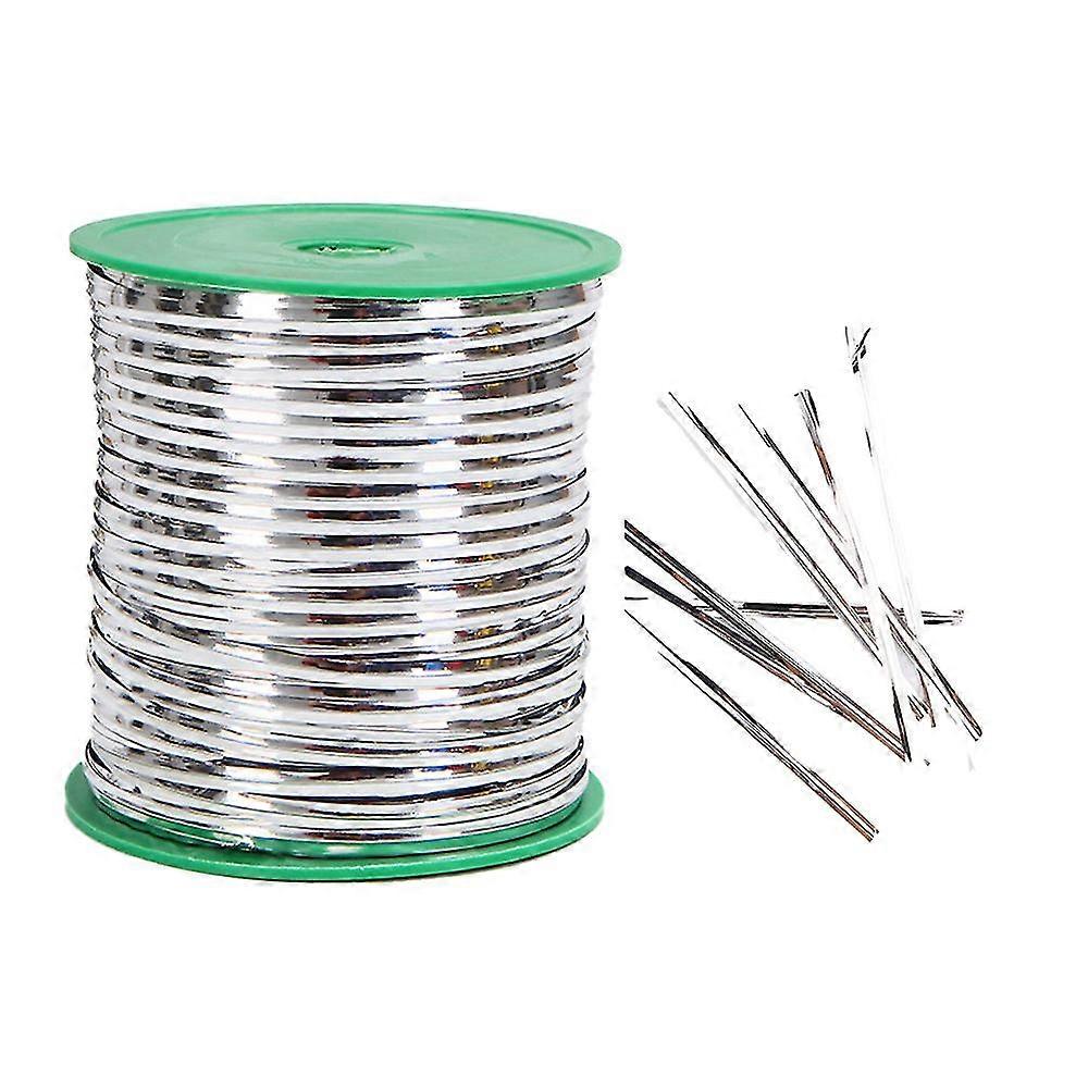 300 Yard Metallic Twist Ties For Bread Candy Bag Parties Diy Gift Packaging Decorative Ties