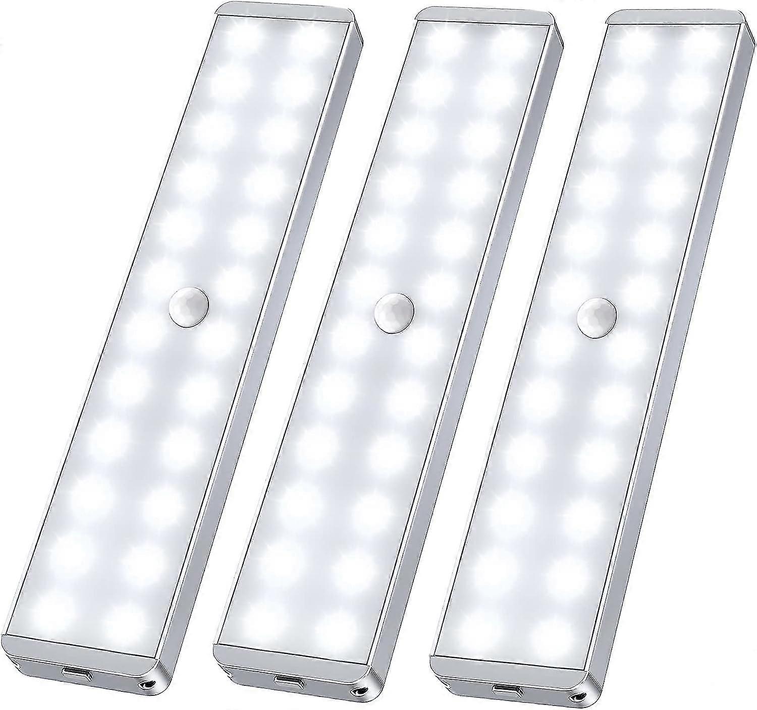 Rechargeable Motion Sensor Closet Light [3 Pack] 3 Modes, 24 LED Motion Sensor Light Indoor, Stick O