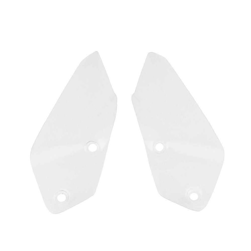 Motorcycle Side Windshield Windscreen Panel Deflector(transparent)