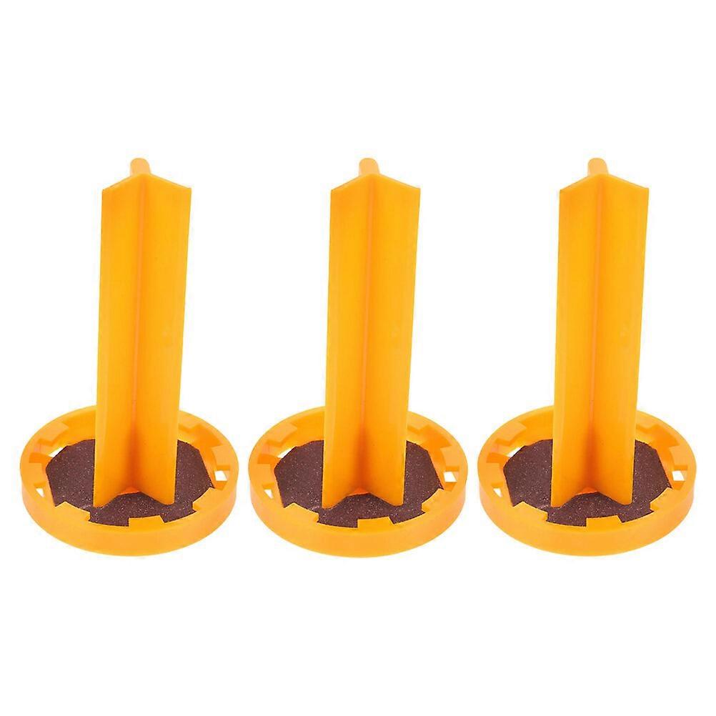 3Pcs L-shaped Cue Tip Shaper Sander Portable Cue Sander Tool Pool Stick Tip Sander