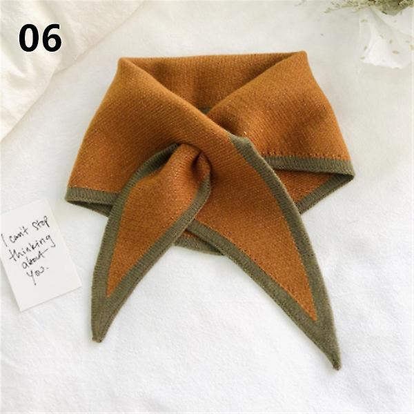 mote høst og vinter ull strikket skjerf kvinner vinter mini skjerf