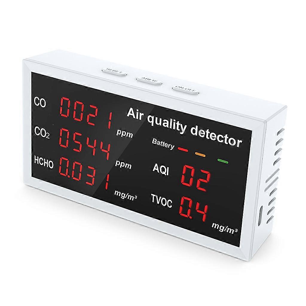 Multi-Function Digital Display Indoor/Outdoor Co Co2 Hcho Tvoc Detector Meter