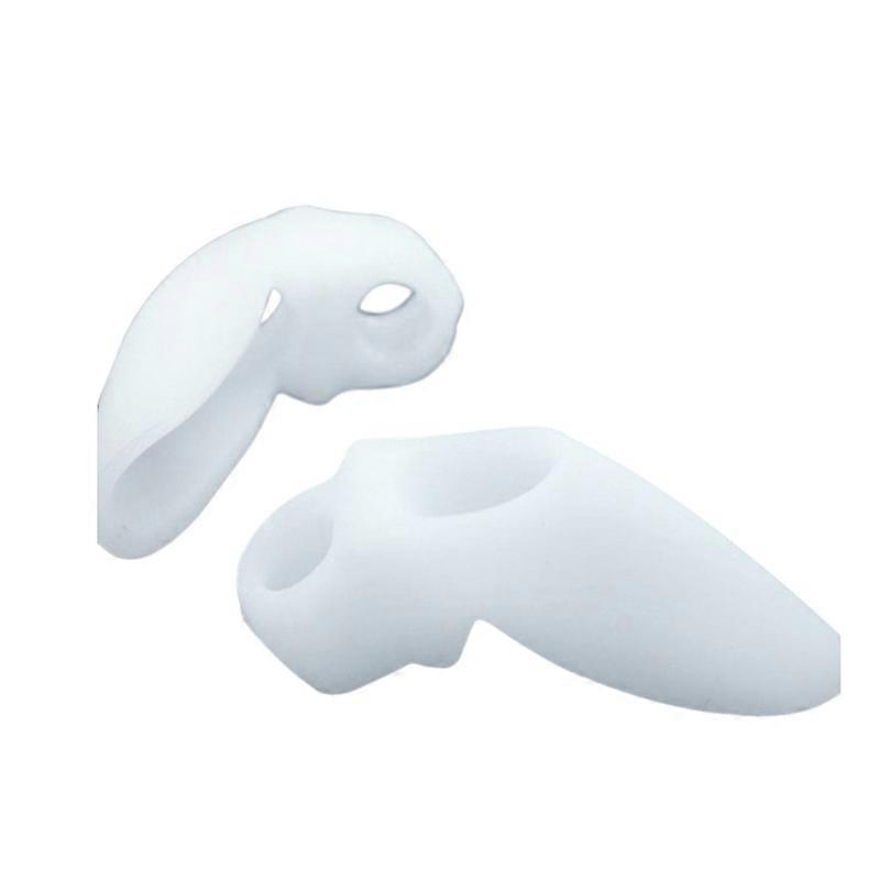 2 pair Silicone Toe Separator Correction Hallux Valgus Splint Bunion Protection
