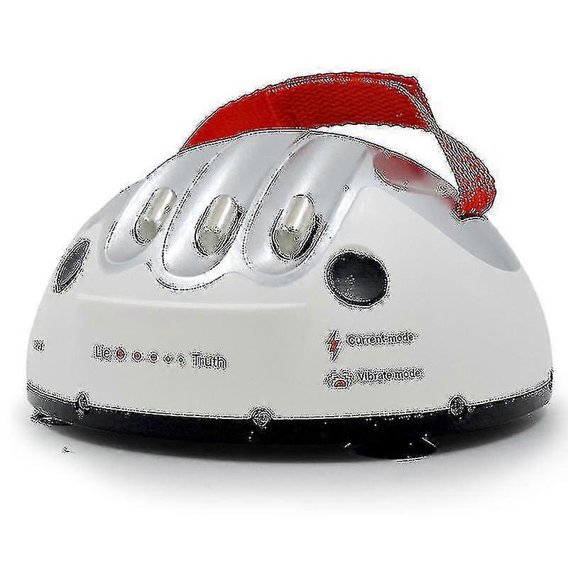 Polygraph Shocking Liar Micro Electric Shock Lie Detector Test Truth Game Toy(1pcs,silver)