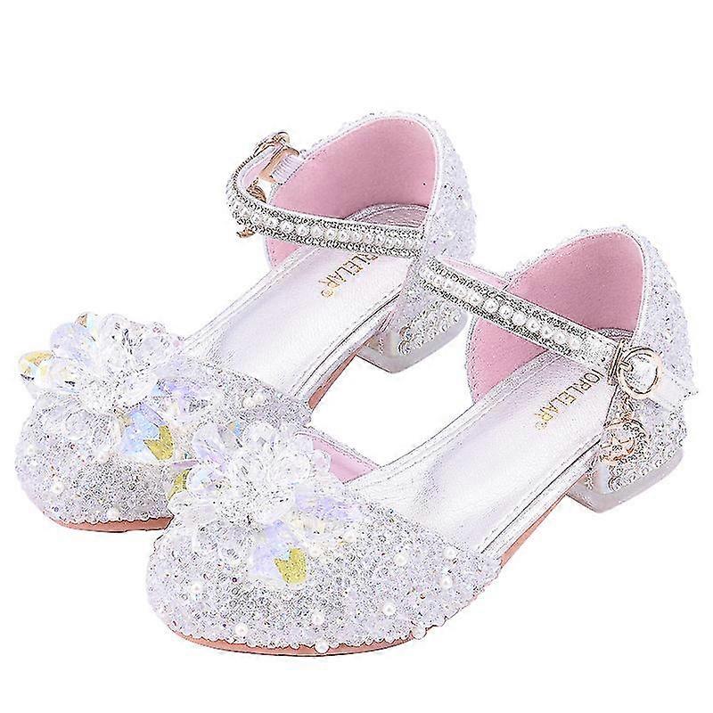 Chaussures de cristal pour filles Cendrillon Chaussures de