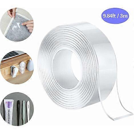 5cm*3M Nano tape double-sided tape transparent traceless super strong carpet tape resistant to high temperature waterproof tape