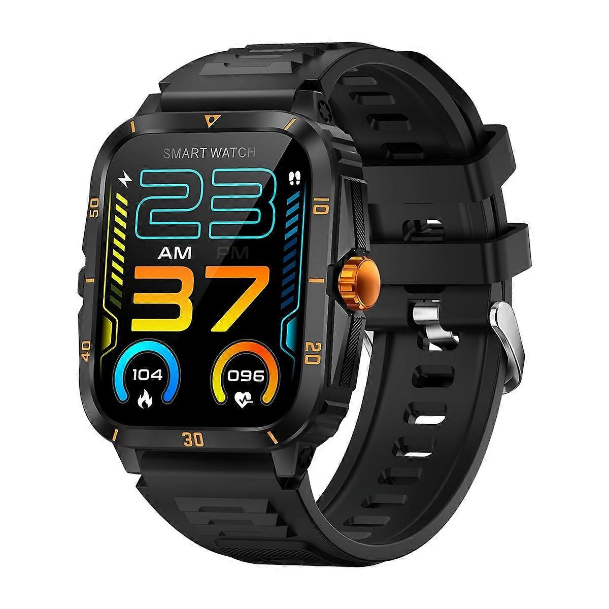 KT71 1,96 polegadas HD Tela Quadrada Rugged Smart Watch