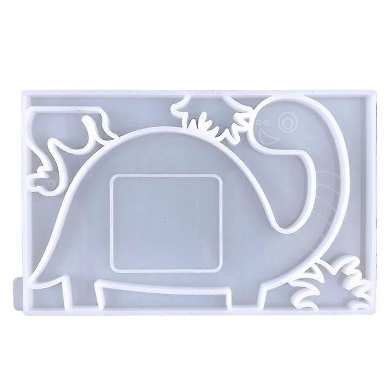 Dinosaur Turtle Photo Frame Mold Epoxy Glue Silicone Mold Table Ornament Mold