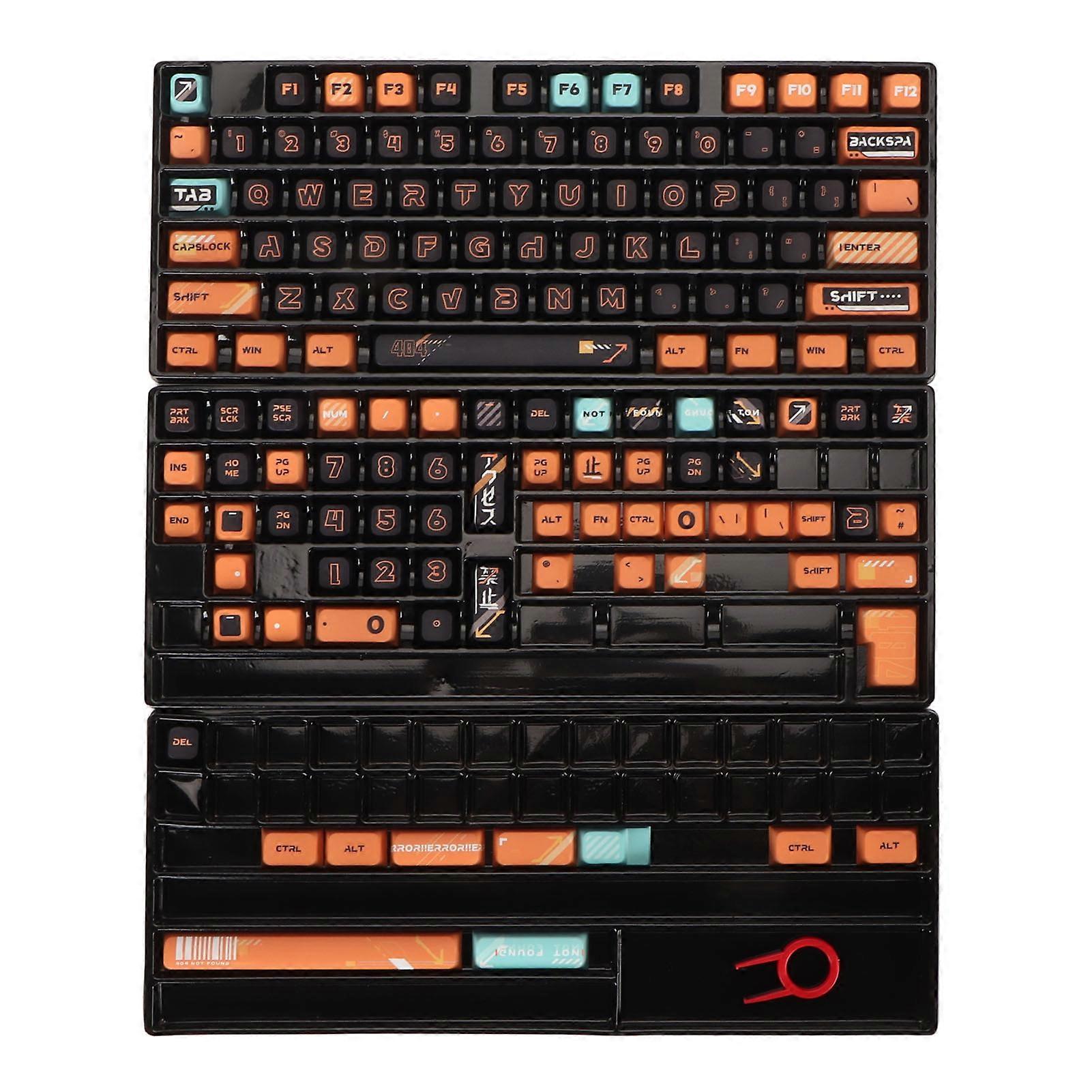 141 Keys Keyboard Keycaps Set Fadeless PBT XDA Height DIY Keycaps for 61 87 98 104 108 141 Keys Mechanical Keyboard