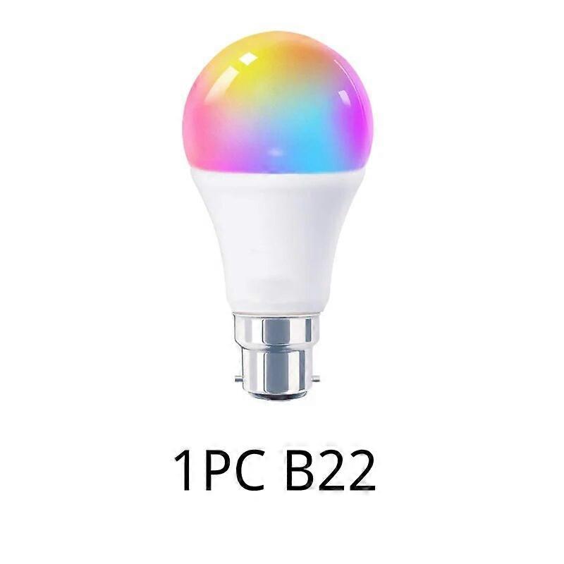 ATHOM Pre Flashed WLED Smart Bulb RGBCW 7W Works E27 B22