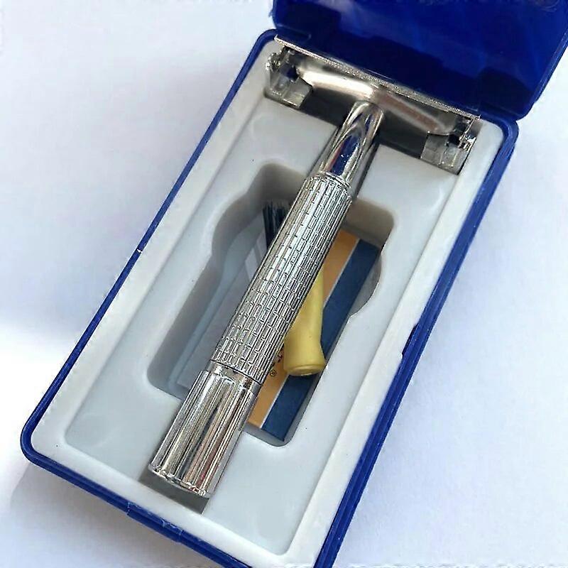 Safety Razor Straight razor For Men Adjustable Close Shaving Classic Double Edge Razor Blades knife replacement shaving set