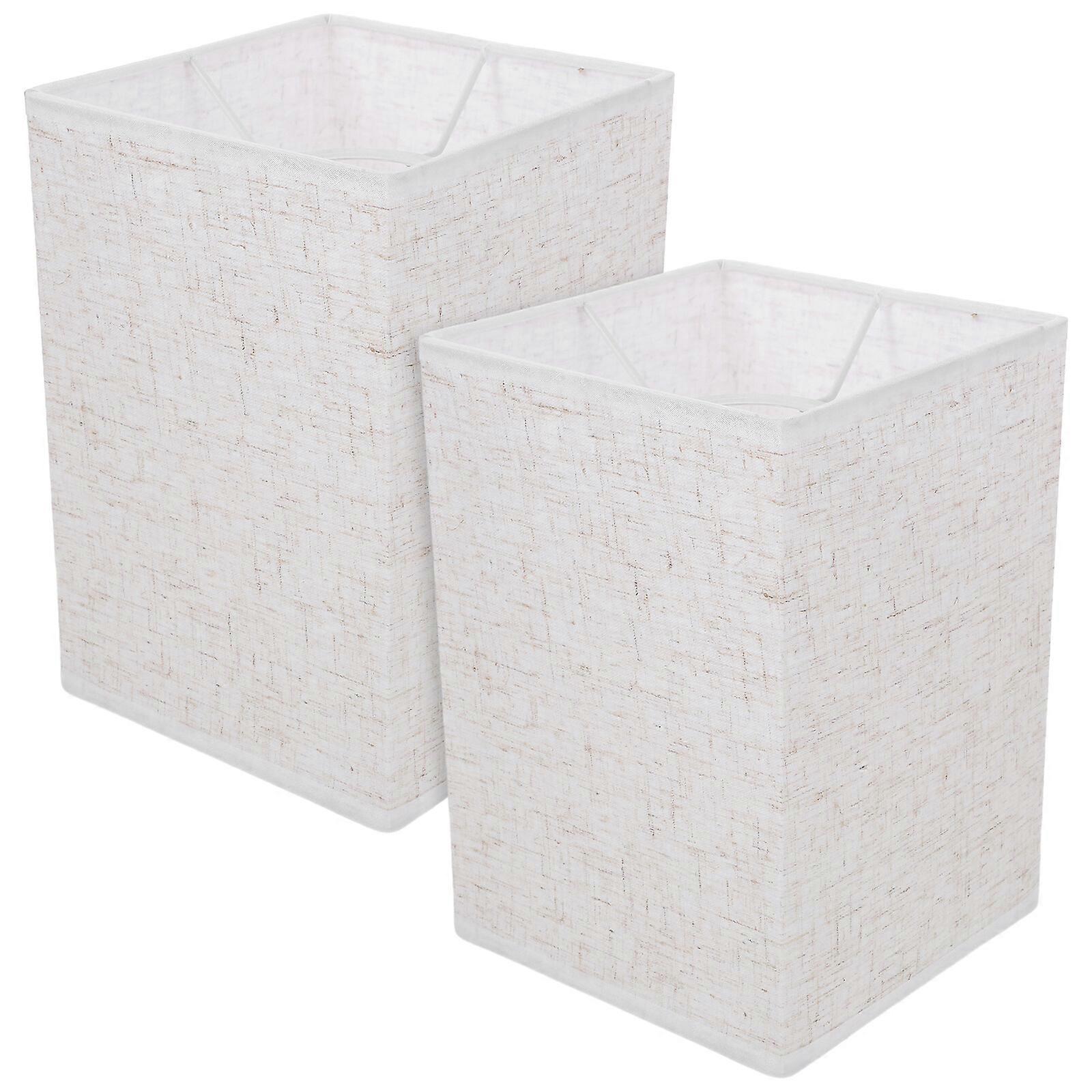 2Pcs Bedside Light Lampshade Modern Style Linen Light Shade Wall Light Chandelier Lamp Shade
