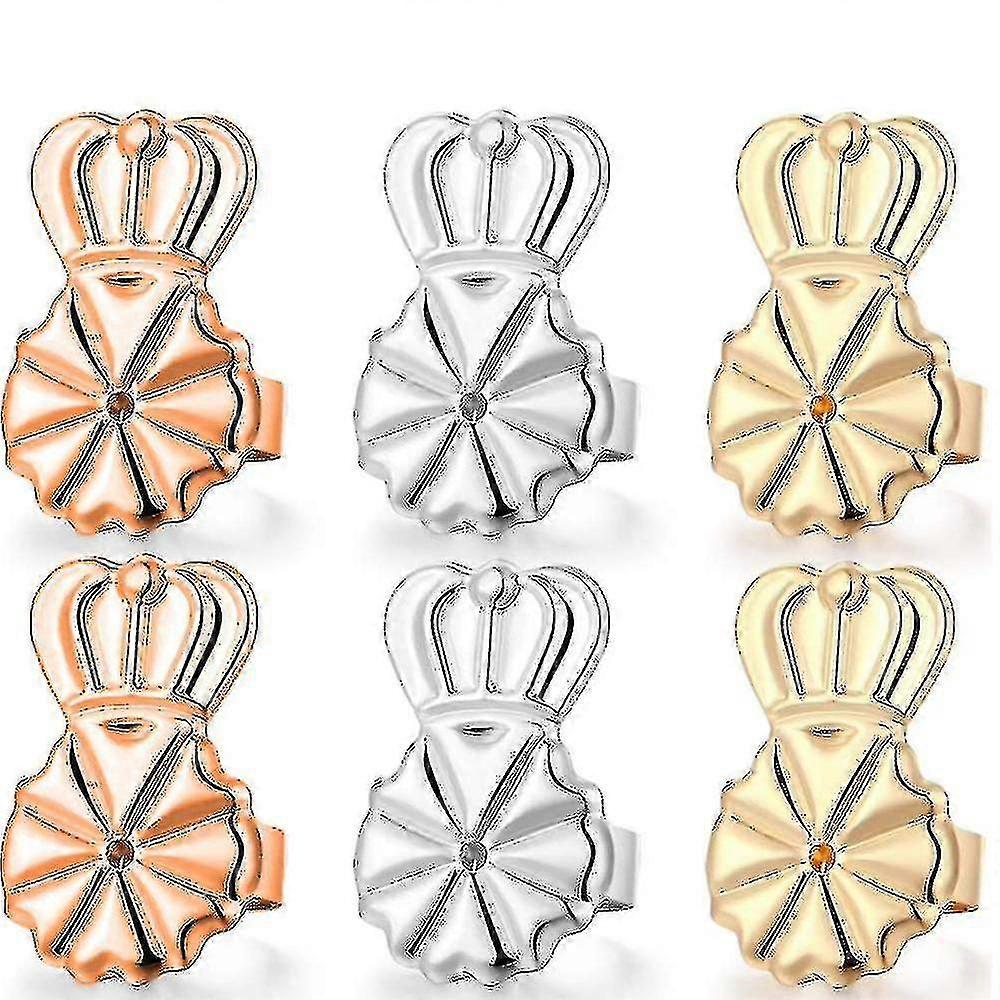 3 Pairs Earring Lifters,hypoallergenic Earring Backs For Droopy Ears