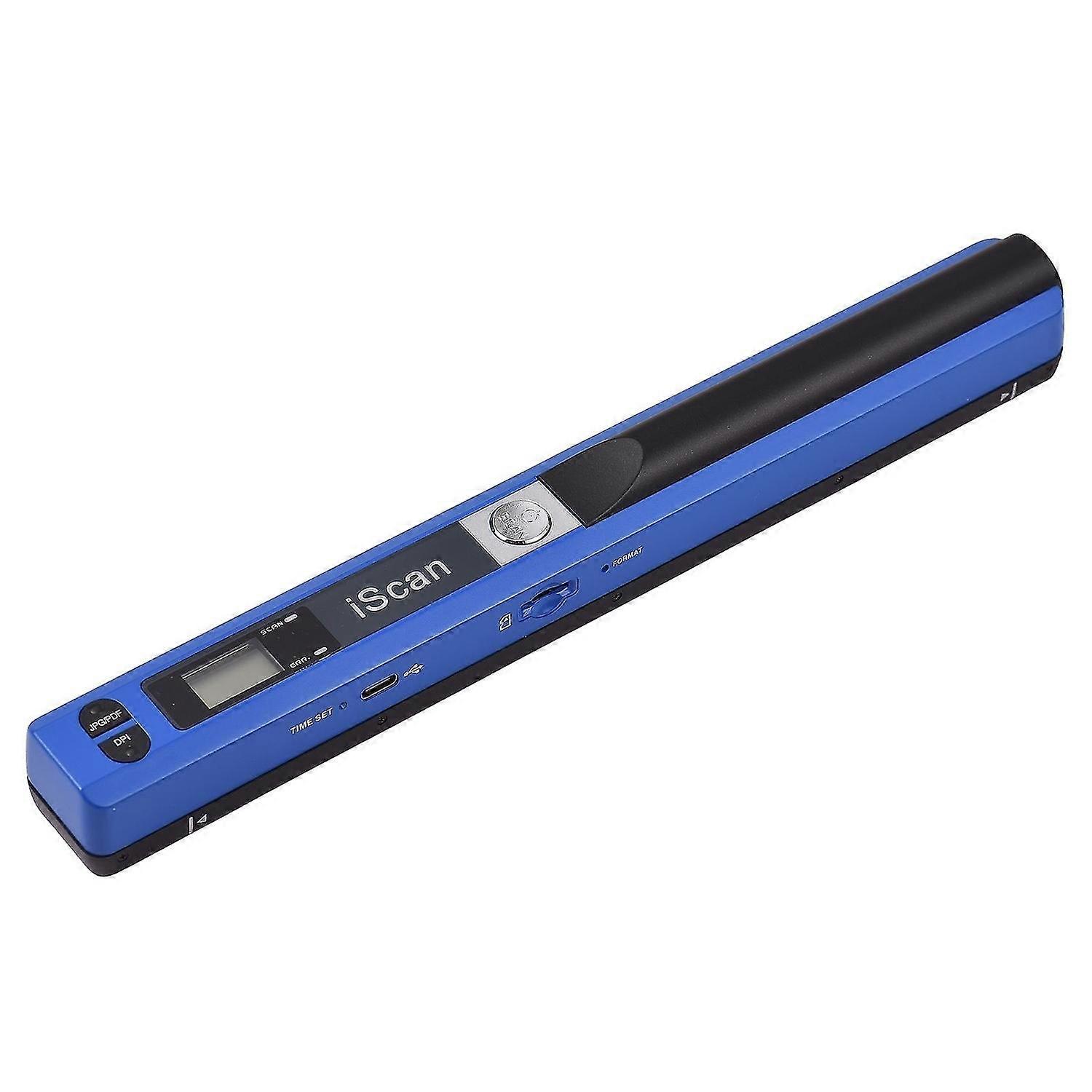 Iscan Portable Scanner Mini Handheld Document Scanner A4 Book Scanner Jpg And Pdf Format 300/600/900