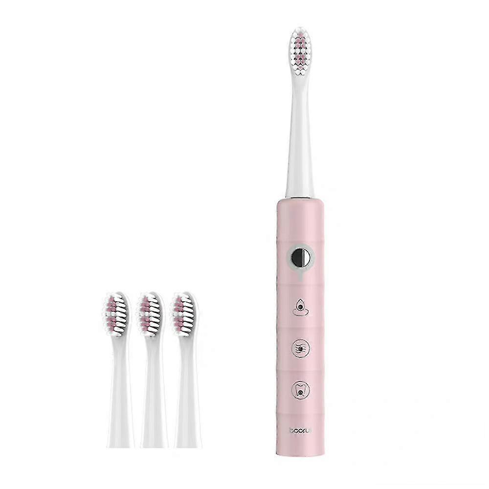 Electric Toothbrush Usb Fast Charging Six Speed Smart Toothbrush With Replaceable Brush Head