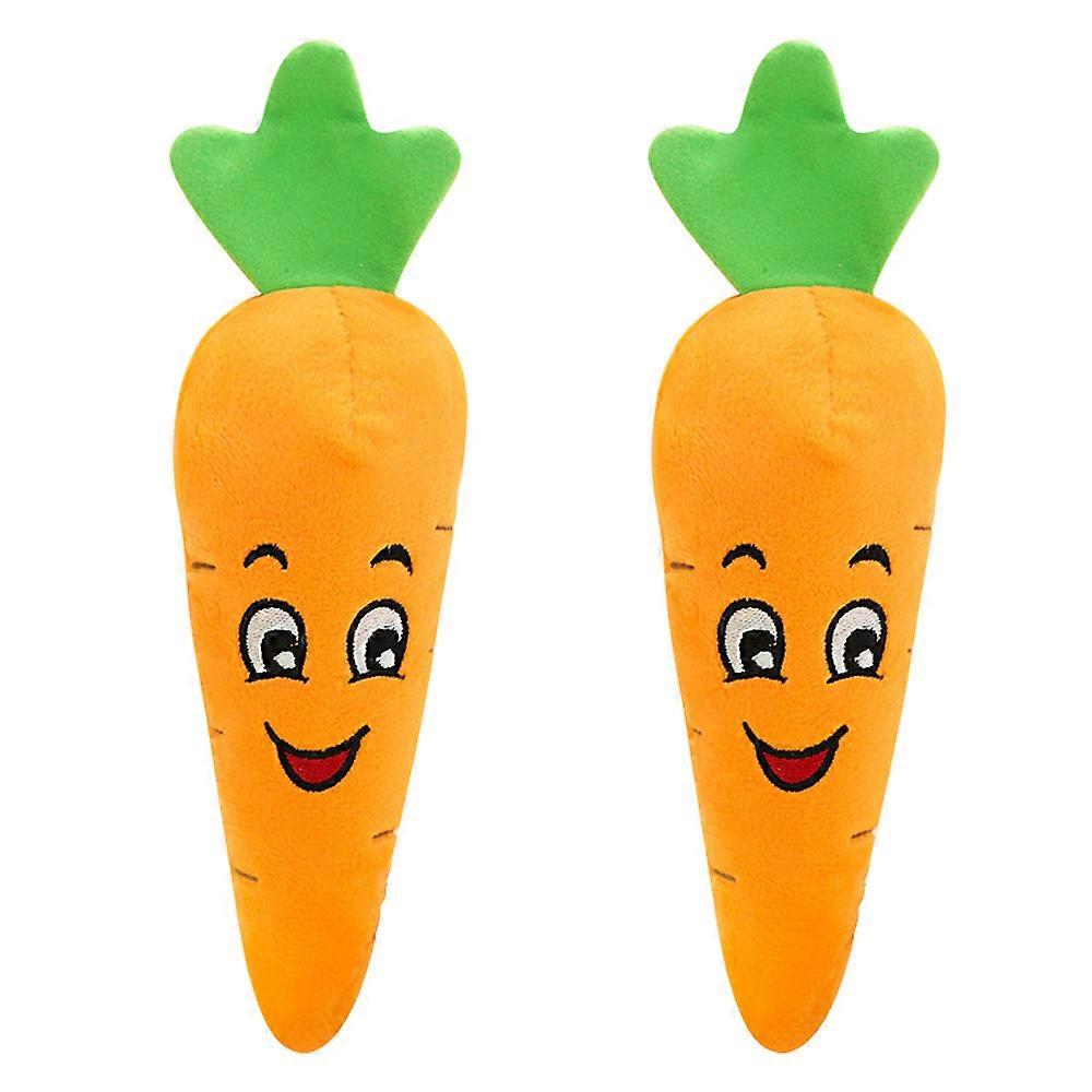 2pcs dog toy vegetable shape plush dog toy with squeak vegetable dog toy food shape toy