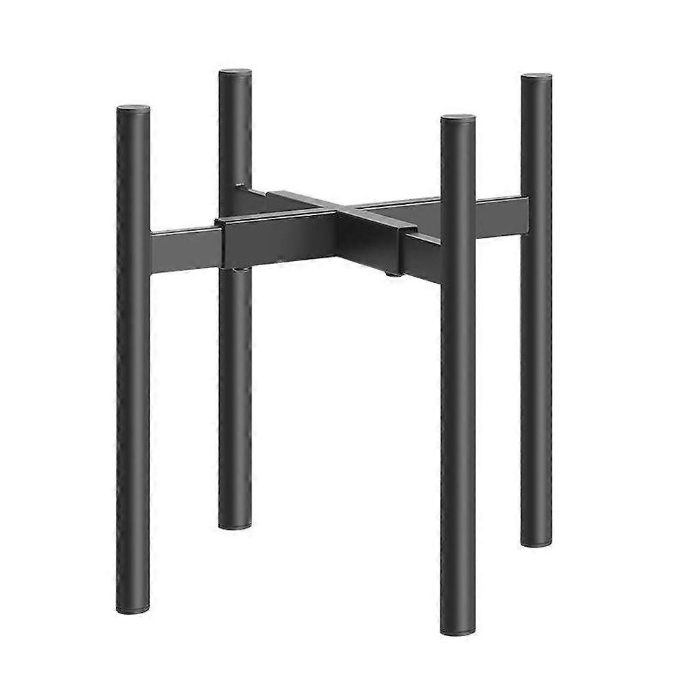 iron cross telescopic flower pot rack-telescopic