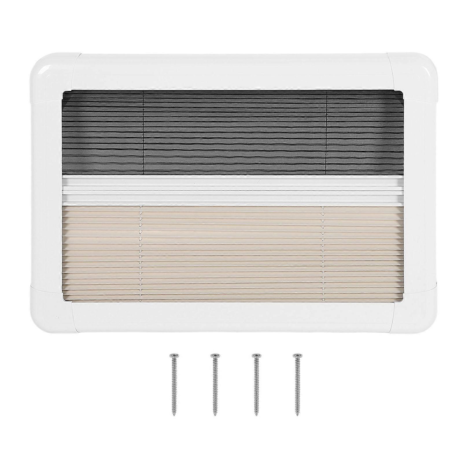 RV Pleated Interior Window 28 X 20in Convenient to Operate Pleated Privacy Blind Shade for Van Trailer