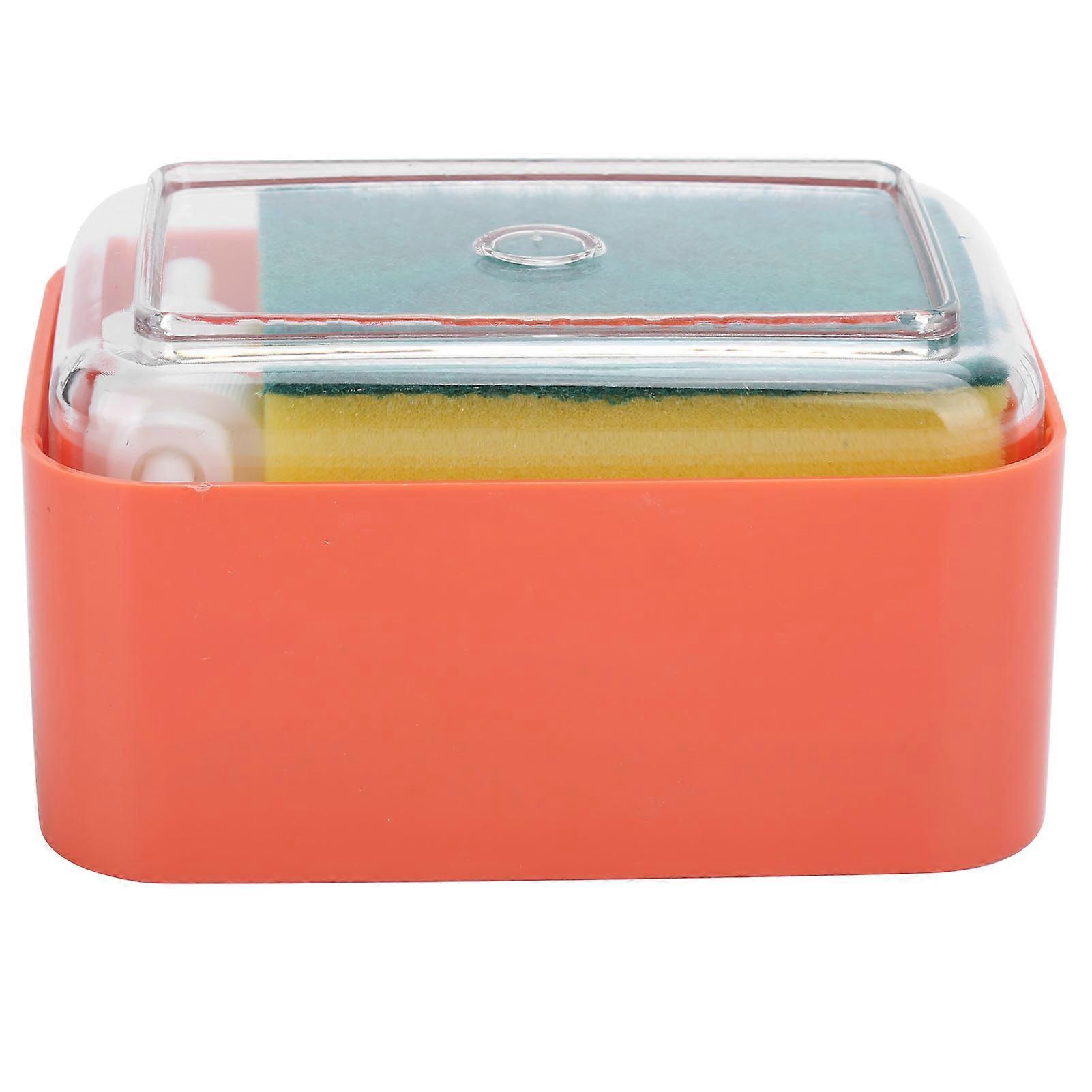 Dish Soap Dispenser Press Type Automatic Liquid Soap Dispenser for Kitchen Sink CountertopRed