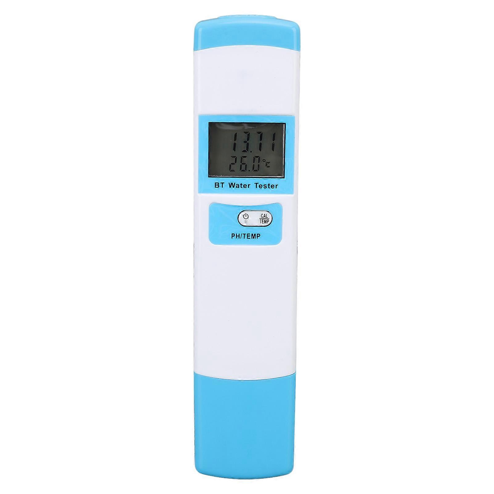 Digital Water Quality Meter 2 in 1 PH TEMP Wireless APP Backlight Multilingual Water Tester for Household Drinking Pool