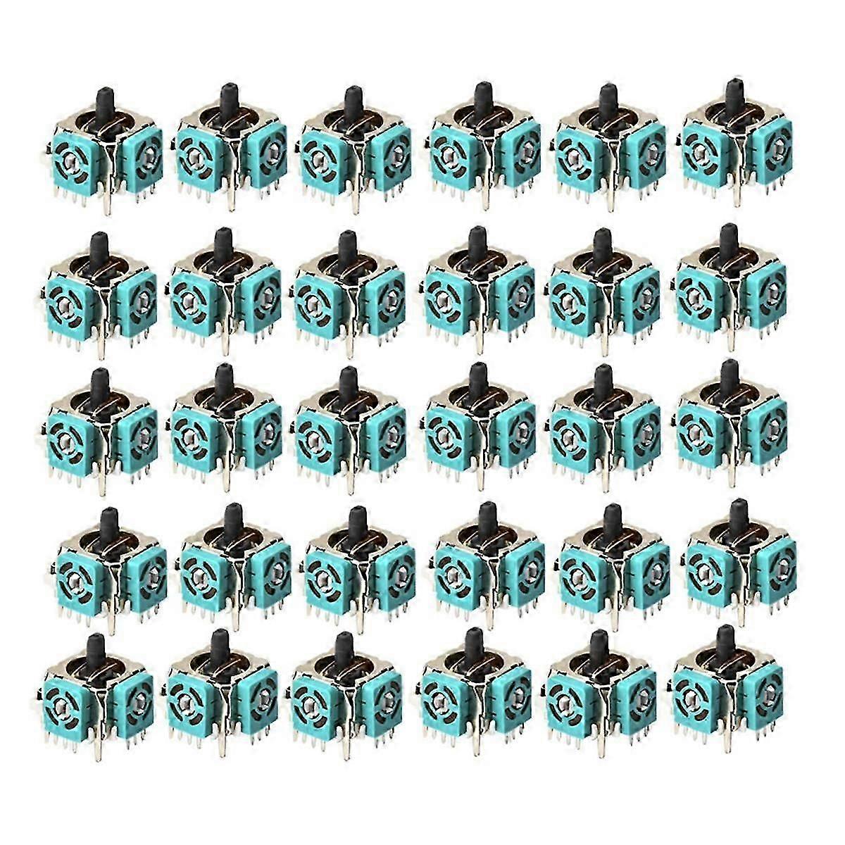 30PCS 3D Joystick Potentiometers  suitable for 360/PS2 Game Controller 3D Analog Joystick B10K  suitable for PS2