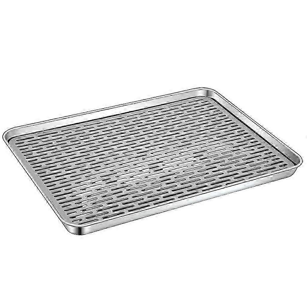 Long Deluxe Bar Drip Tray - Stainless Steel Effect, 16.5 Inch, For Pub/Home Bar