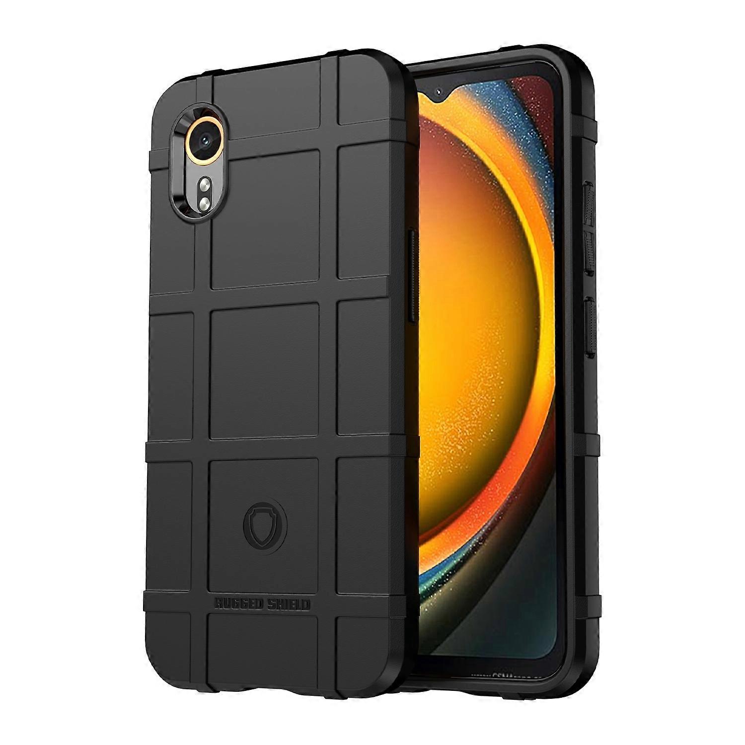 For Samsung Galaxy XCover 7 Rugged Shield Shock TPU Case Black