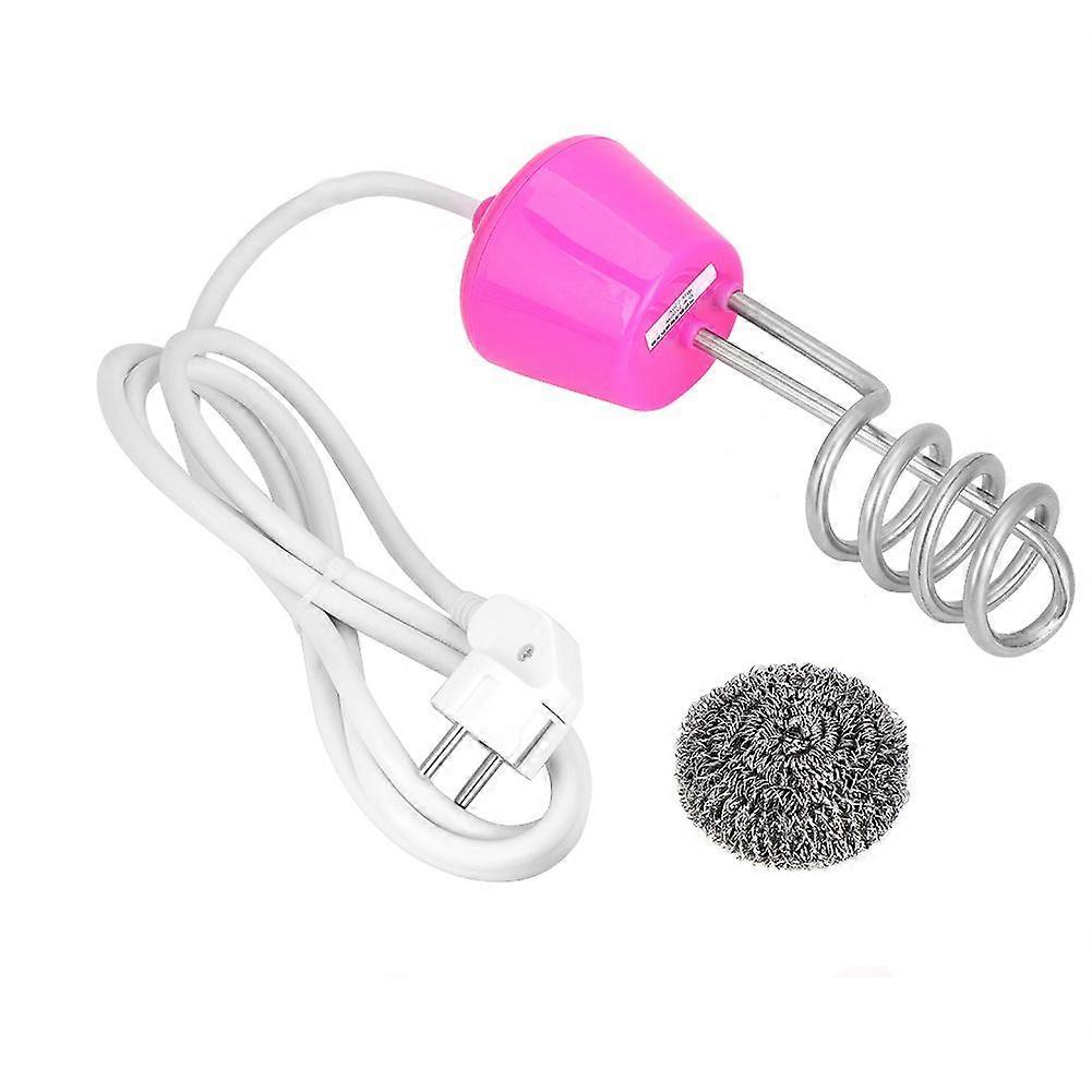 220V 2500W Stainless Steel Electric Floating Immersion Element Water Heater (Red EU Plug)