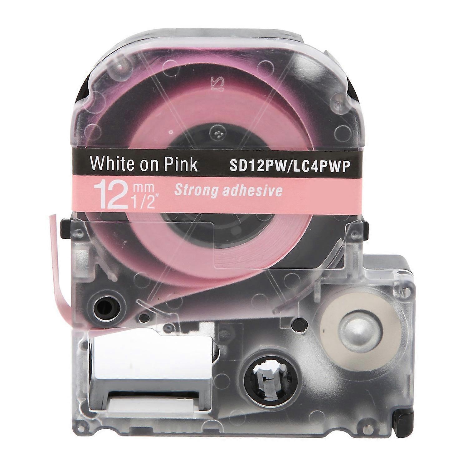 Labeling Tape Corrosion Wear Resistance 12mm Anti Corrosion Label Making for KING JIM Printer