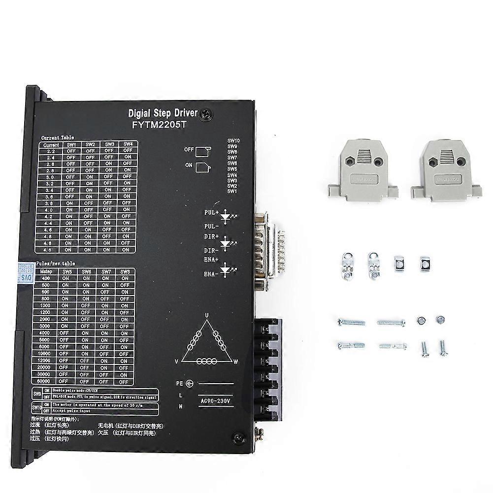 DC 90~230V Nema 34/42 3 Phase Stepper Motor Driver 200Kpps Controller